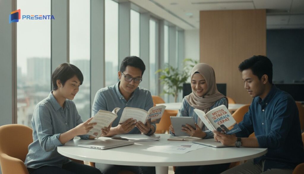 suasana membaca (materi: Mitos & Fakta Membaca Cepat)